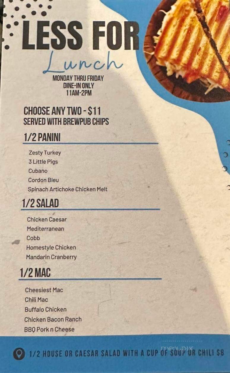 Nigh Brewing - Plainfield, IN menu_pic