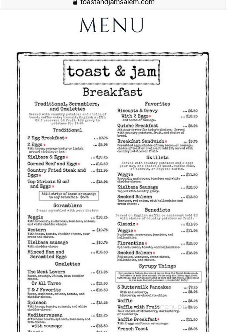 Toast & Jam - Salem, OR