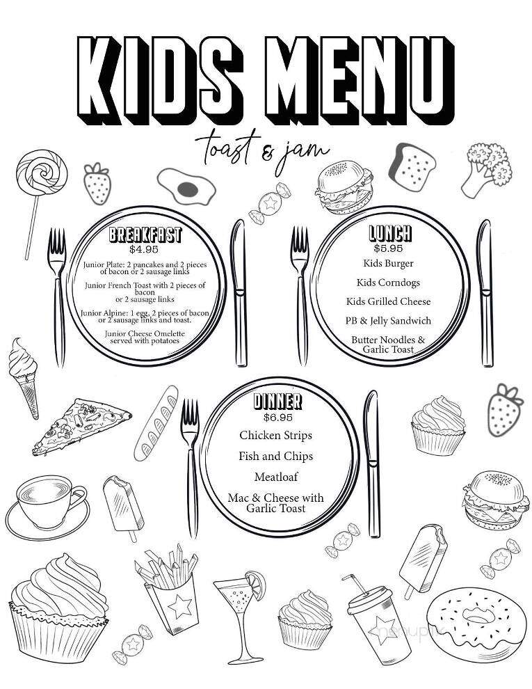 Toast & Jam - Salem, OR menu_pic