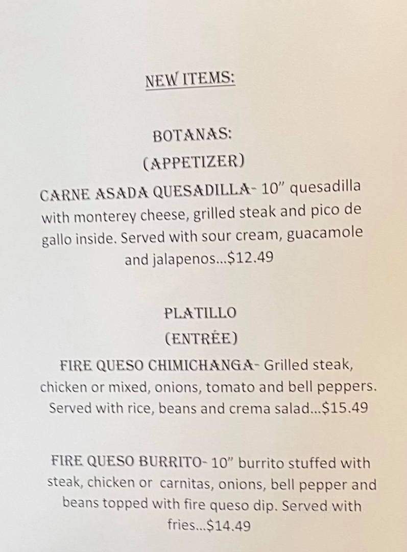 Gran Maya Mexican Grill - Virginia Beach, VA menu_pic
