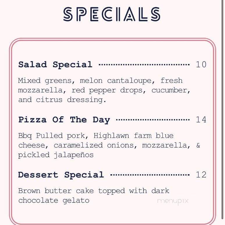 Boema - Lenox, MA menu_pic