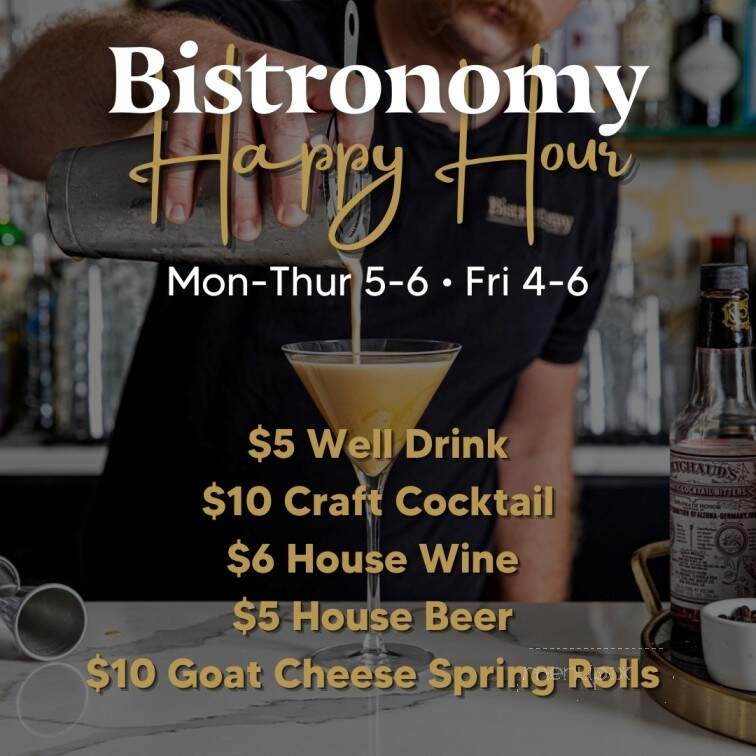 Bistronomy By Nico - Charleston, SC menu_pic