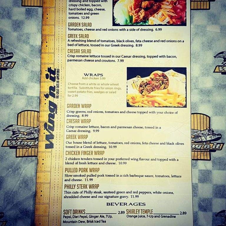 Wing 'n It Tantallon - Upper Tantallon, NS menu_pic