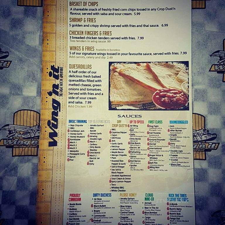 Wing 'n It Tantallon - Upper Tantallon, NS menu_pic