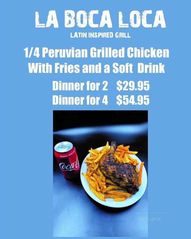 La Boca Loca - Edmonton, AB menu_pic