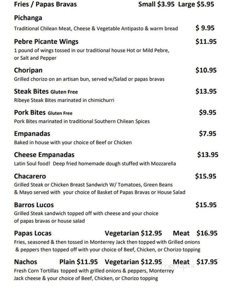 La Boca Loca - Edmonton, AB menu_pic