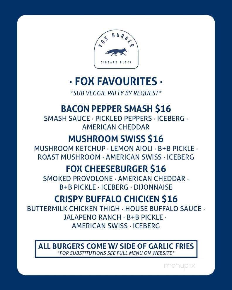 Fox Burger - Edmonton, AB