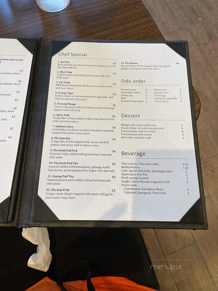Thai Square - Sugar Land, TX menu_pic