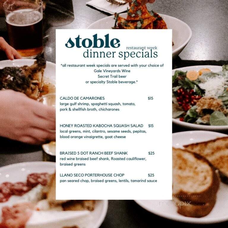 Stoble Coffee - Chico, CA menu_pic