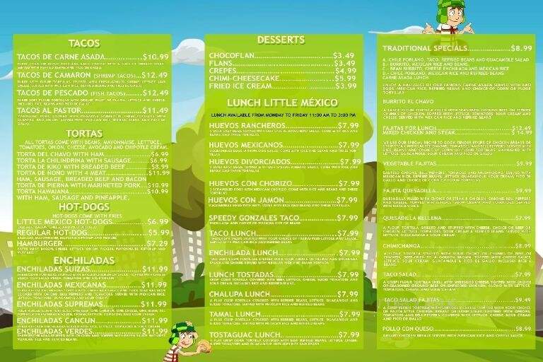Little Mexico - Kalamazoo, MI menu_pic