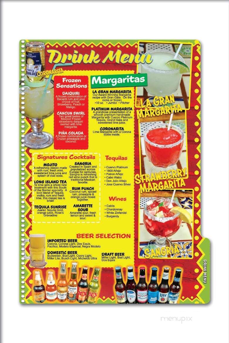 Las Islas Mexican - Oakland City, IN menu_pic