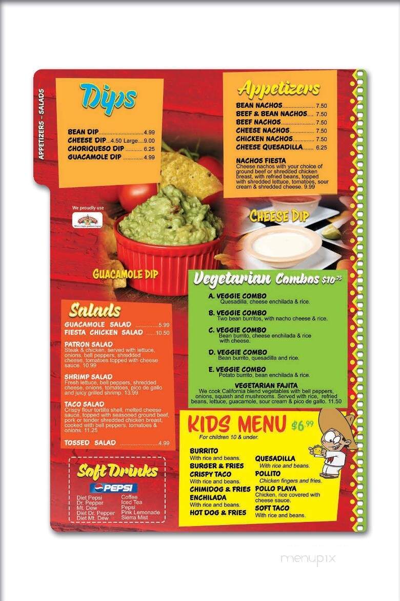 Las Islas Mexican - Oakland City, IN menu_pic