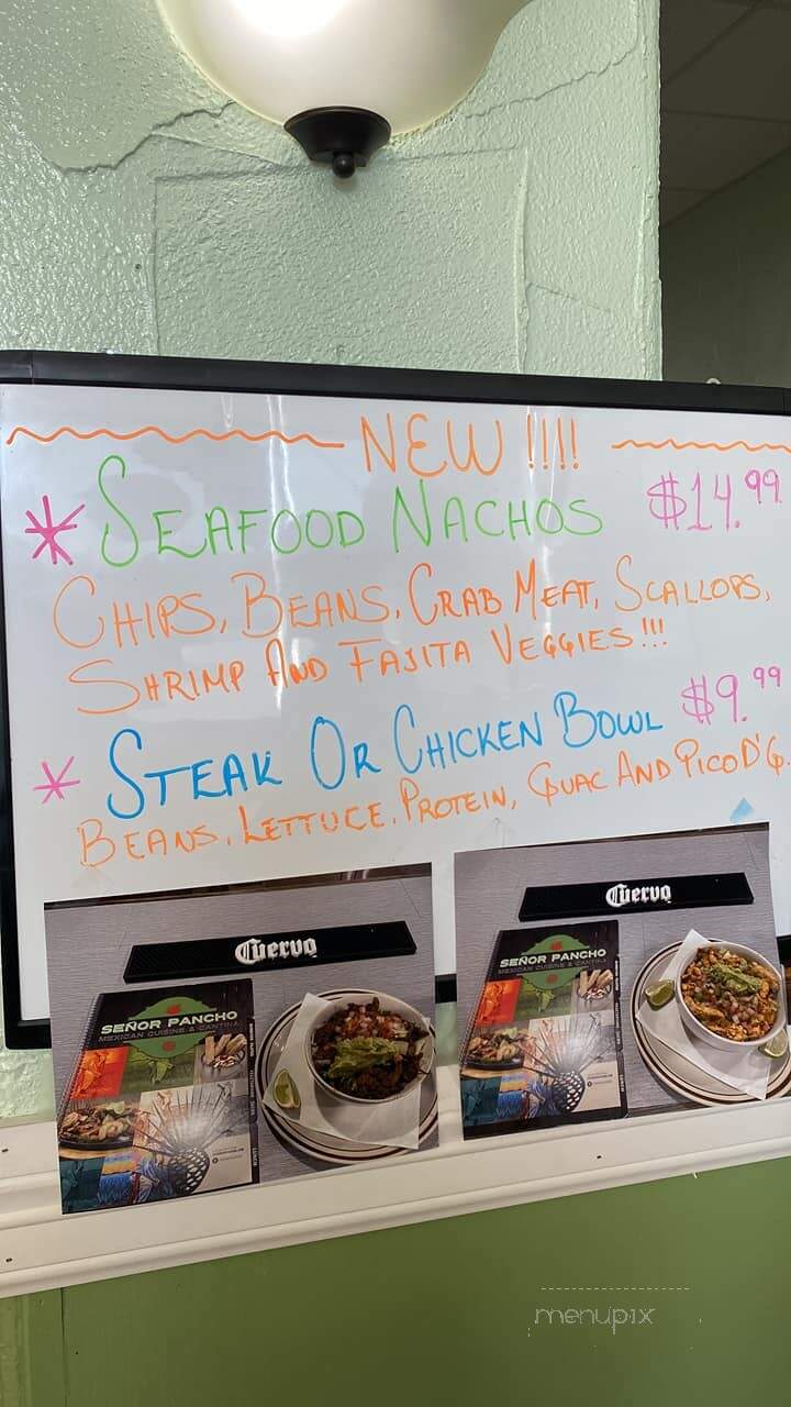 Senor Pancho Mexican Cuisine & Cantina - Catoosa, OK menu_pic