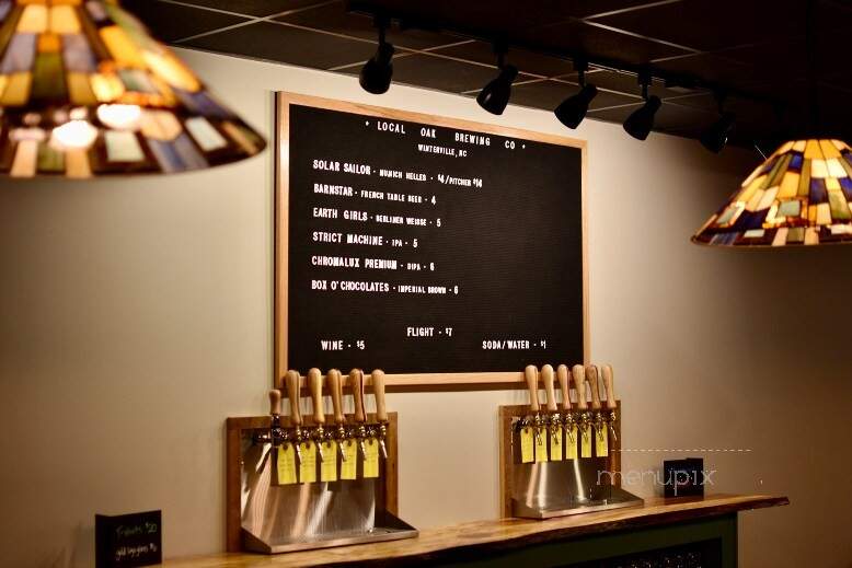 Local Oak Brewing Co. - Winterville, NC menu_pic