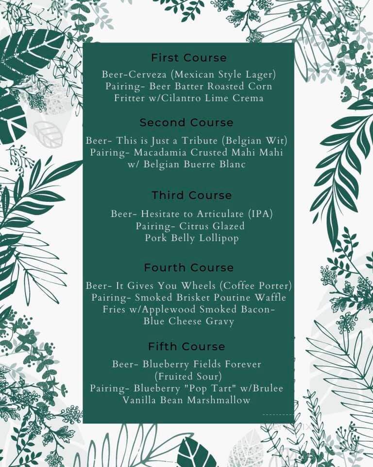 Local Oak Brewing Co. - Winterville, NC menu_pic