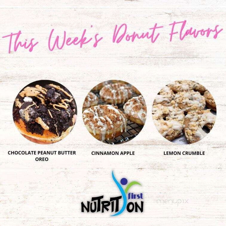 Nutrition First - Agawam, MA menu_pic