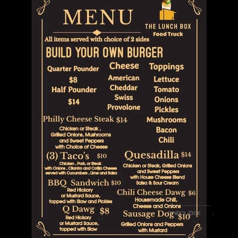 Lazy Creek Tap House - Chapin, SC menu_pic