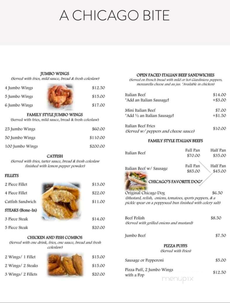 A Chicago Bite - San Antonio, TX menu_pic