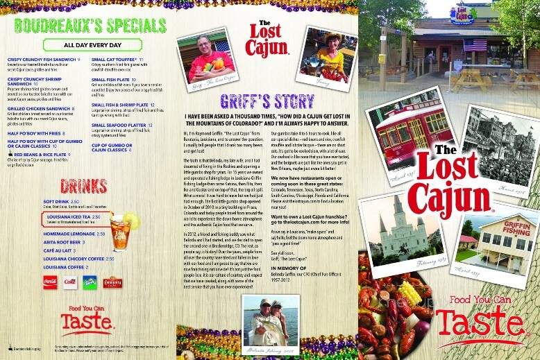 The Lost Cajun - Florence, SC menu_pic