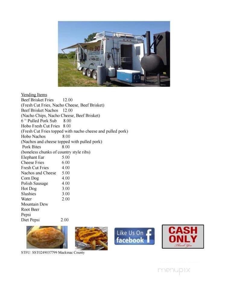 Up In Smoke BBQ - Petoskey, MI menu_pic