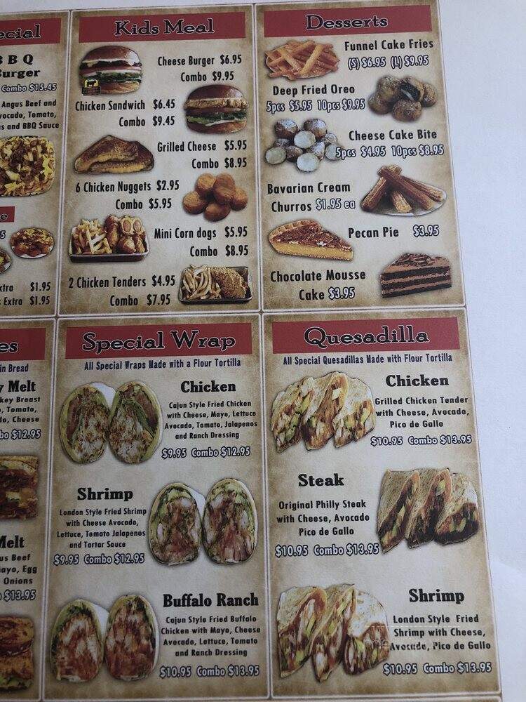 JLB Eatery - Houston, TX menu_pic