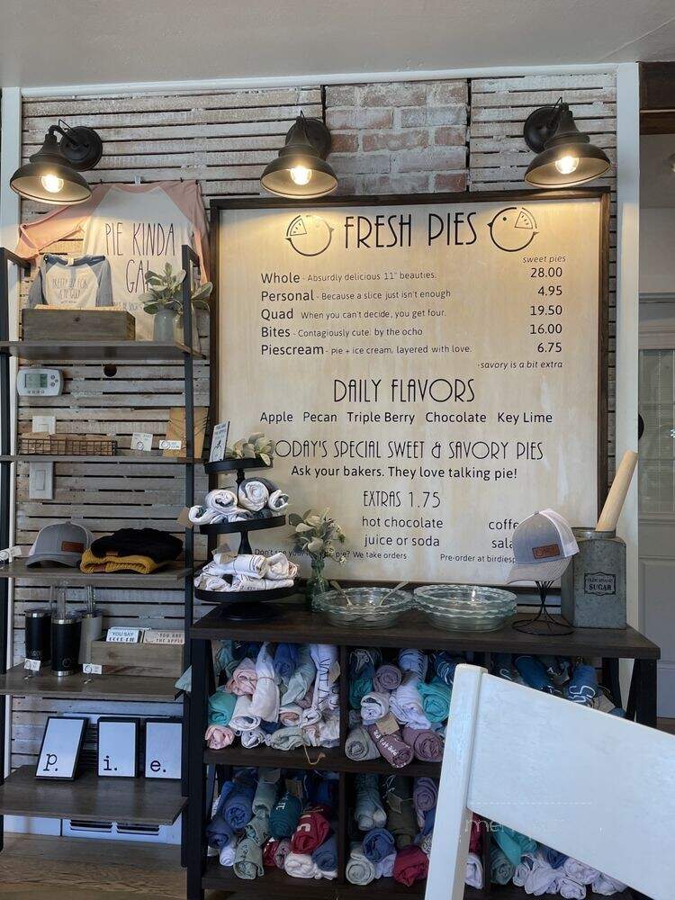 Birdie's Pie Shop - Hayden, ID menu_pic