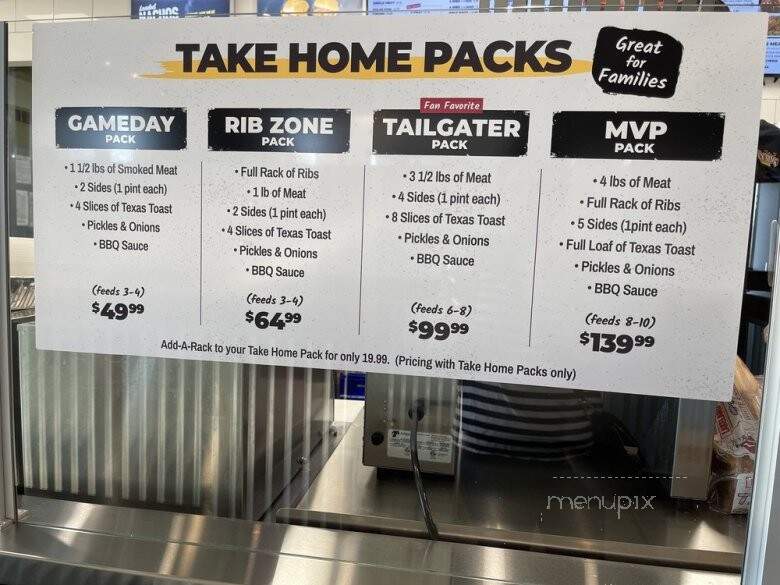 Billy Sims BBQ - Franklin, WI menu_pic