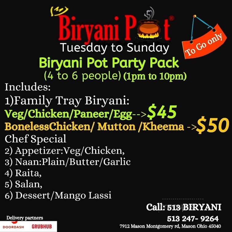 Biryani Pot - Mason, OH