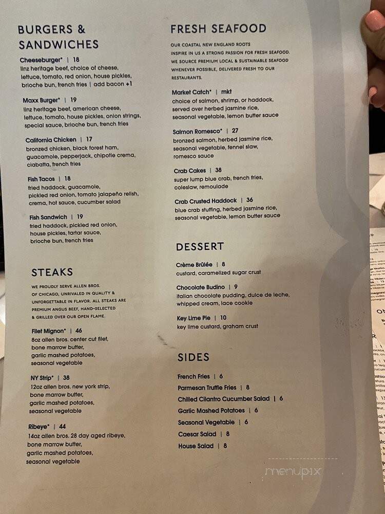 Burton's Grill & Bar - Gaithersburg, MD menu_pic