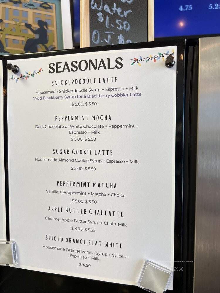 Be Known Coffee - Little River, SC menu_pic