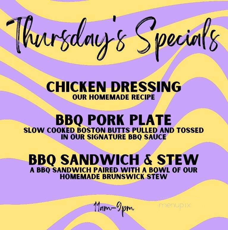 Dalton's Downtown - Moultrie, GA menu_pic