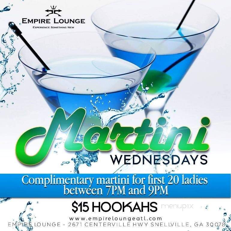 Empire Lounge - Snellville, GA menu_pic