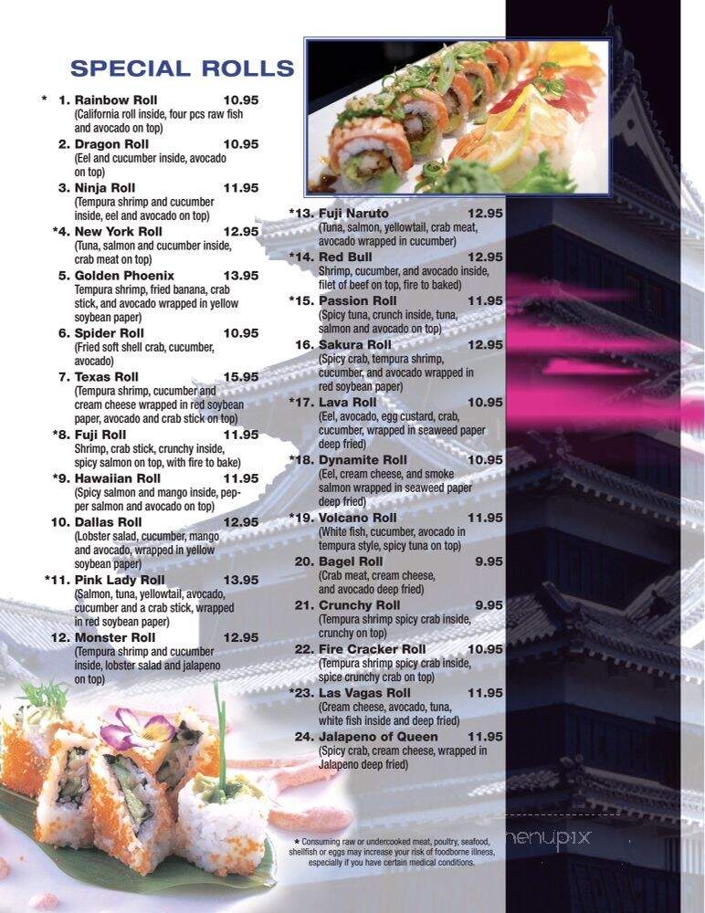 Teppan Fuji - Flagstaff, AZ menu_pic