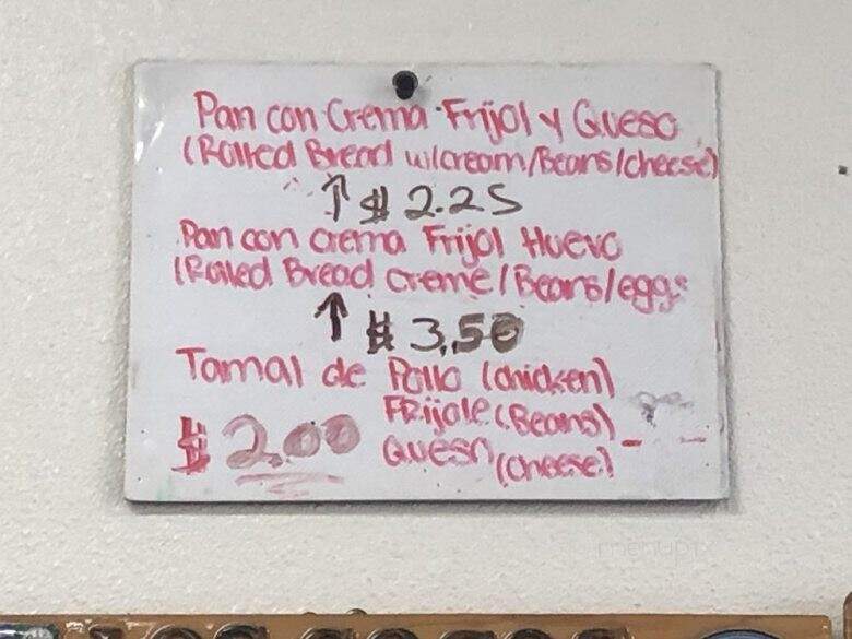 Los Cocos Panaderia y Pupuseria - Los Angeles, CA menu_pic