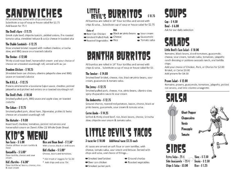 Little Devil's Lunchbox - Port Angeles, WA menu_pic