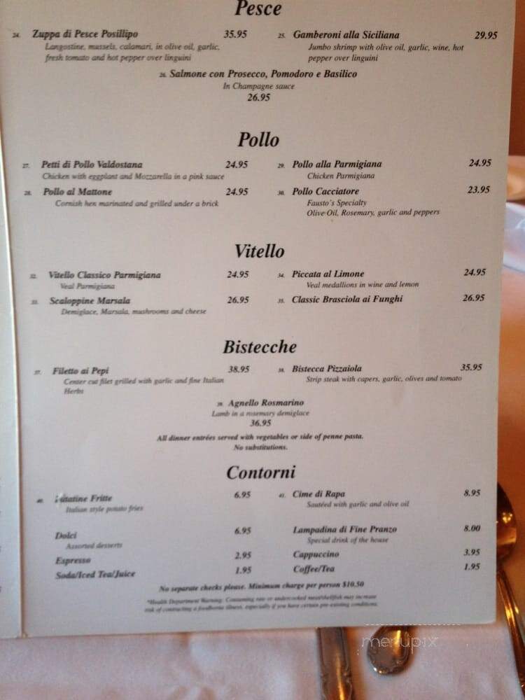Ristorante Antipasti - Ocean City, MD menu_pic