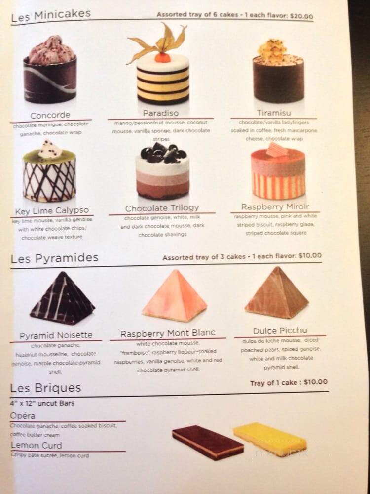 French Patisserie - Pacifica, CA menu_pic