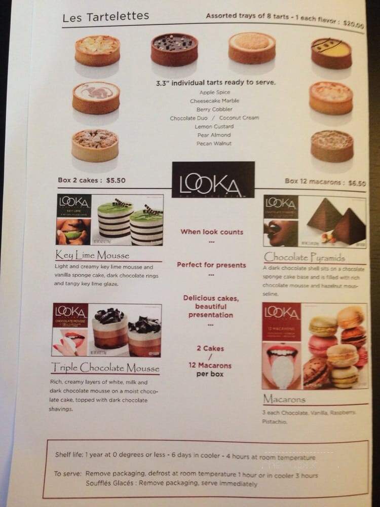French Patisserie - Pacifica, CA menu_pic