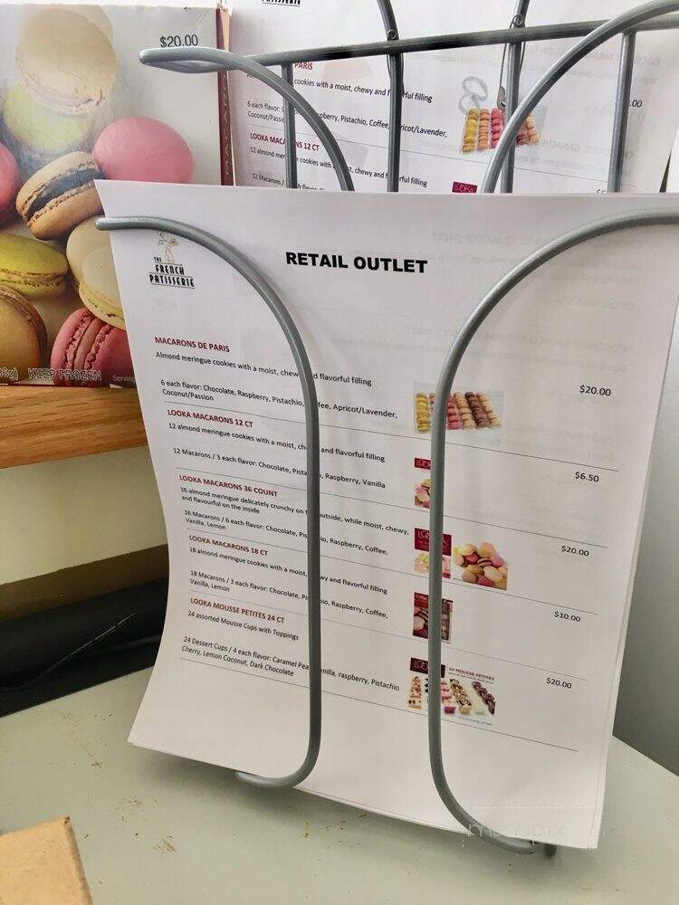 French Patisserie - Pacifica, CA menu_pic