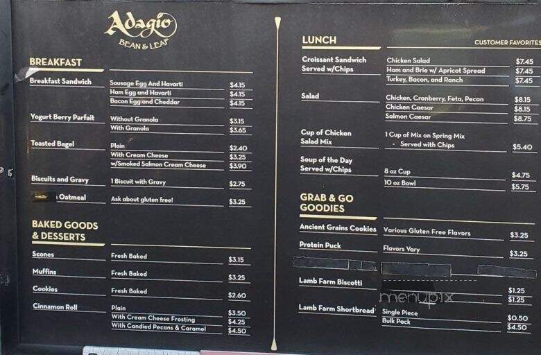 Pane d'Amore - Sequim, WA menu_pic