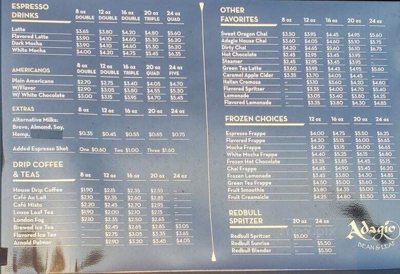 Pane d'Amore - Sequim, WA menu_pic