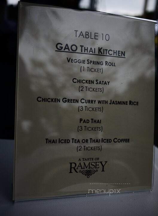 GAO Thai Kitchen - Ramsey, NJ