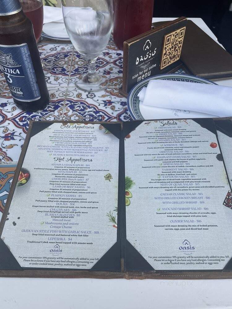 Chayhana Oasis - Sunny Isles Beach, FL menu_pic