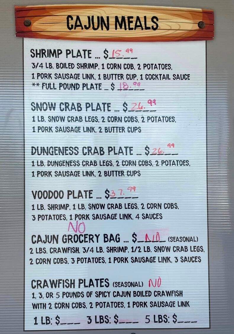 T'Beaux's Crawfish & Catering - Clinton, MS menu_pic