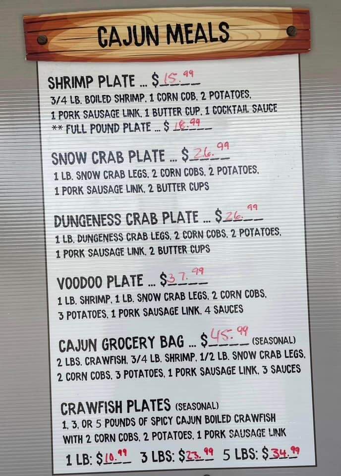 T'Beaux's Crawfish & Catering - Clinton, MS menu_pic