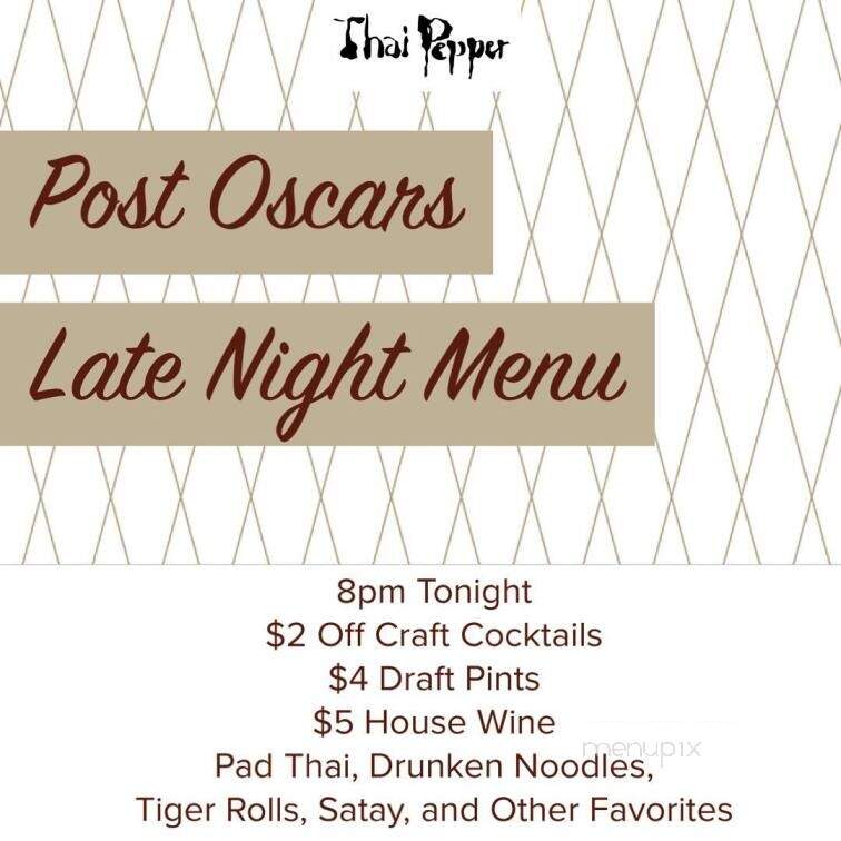 Thai Pepper - Ashland, OR menu_pic