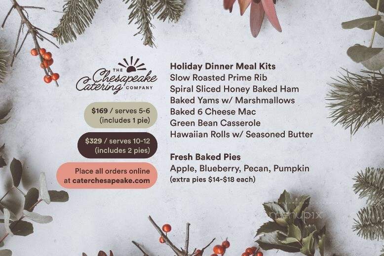 Chesapeake Grille Deli - Bowie, MD menu_pic