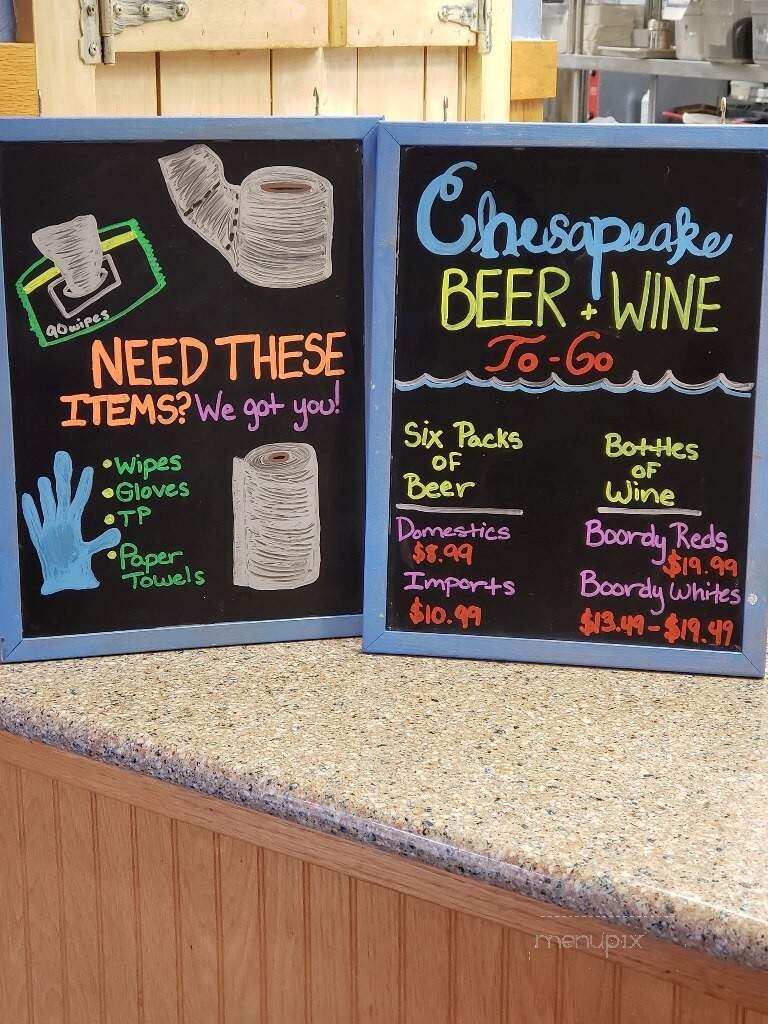Chesapeake Grille Deli - Bowie, MD menu_pic