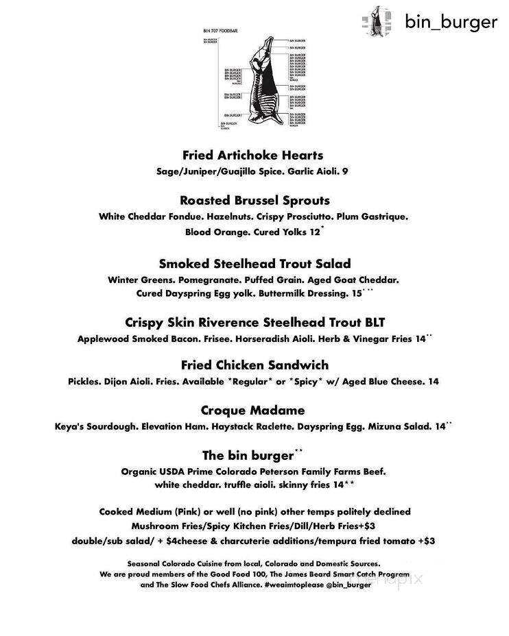 Bin 707 Foodbar - Grand Junction, CO menu_pic