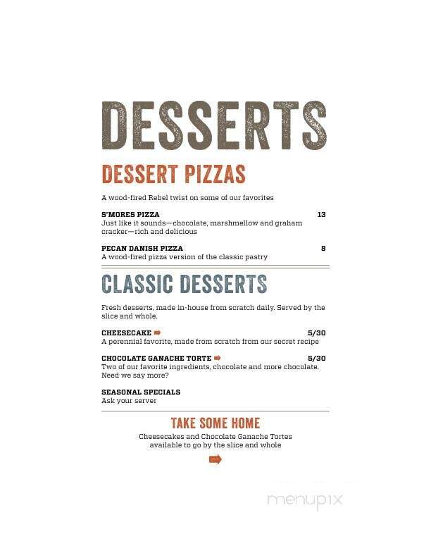 Rebel Pie - Florence, SC menu_pic